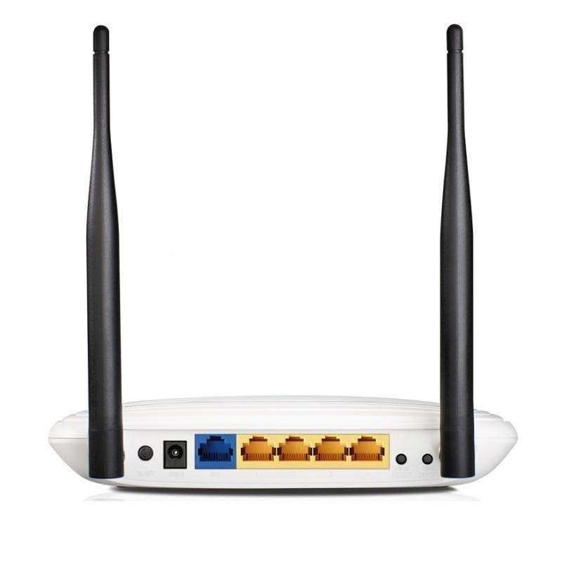 Router wireless tp-link tl-wr841n 1wan 10/100 4xlan 10/100 2 antene fixe 5dbi n300 atheros 2t2r