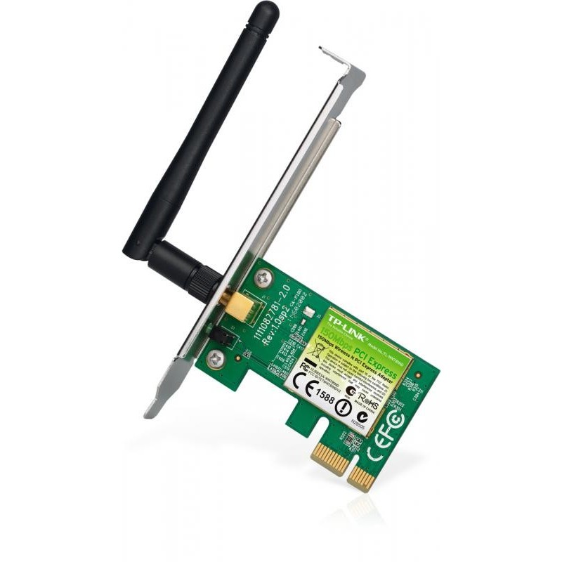 Adaptor wireless tp-link n150 pci-e 1 antena detasabila