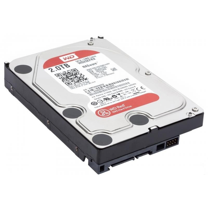 Hdd intern wd 3.5 2tb red sata3 intellipower (5400rpm)  64mb adv. format(af) nasware