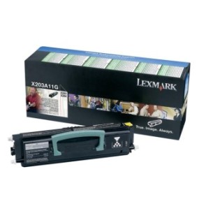 Toner lexmark x203a11g black 2.5 k x203n  x204n