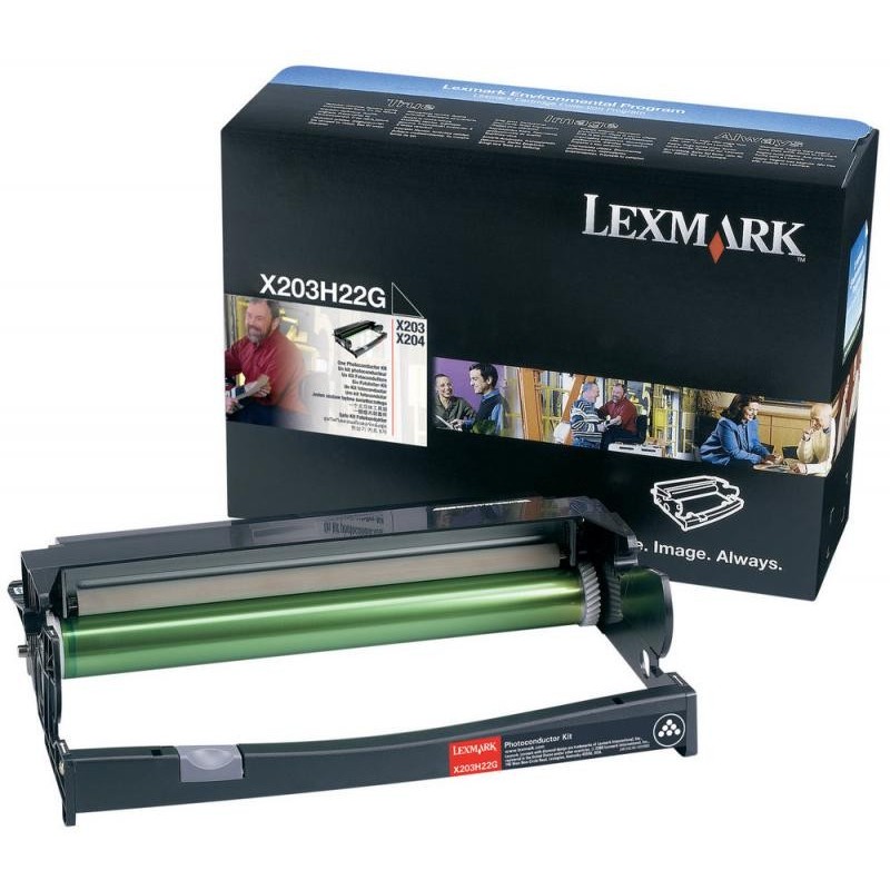 Drum lexmark x203h22g black 25 k x203n  x204n