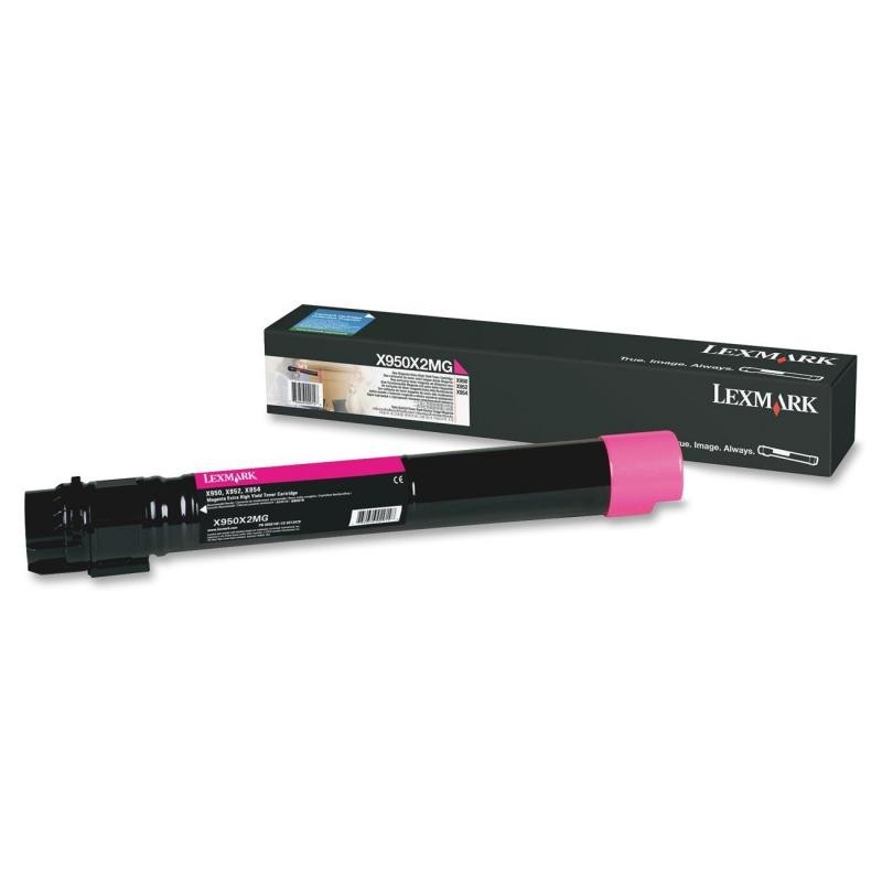 Toner lexmark x950x2mg magenta 22 k x950de  x950de statoil x950dhe  x952de  x952dhe  x952dte  x954de  x954dhe