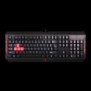 Tastatura a4tech bloody gaming cu fir 1.8m 106 taste format standard  usb negru