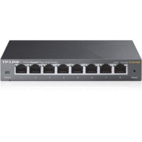 Switch tp-link tl-sg108e 8 porturi gigabit easy smart 16gbps capacity tag-based vlan qos igmp snooping