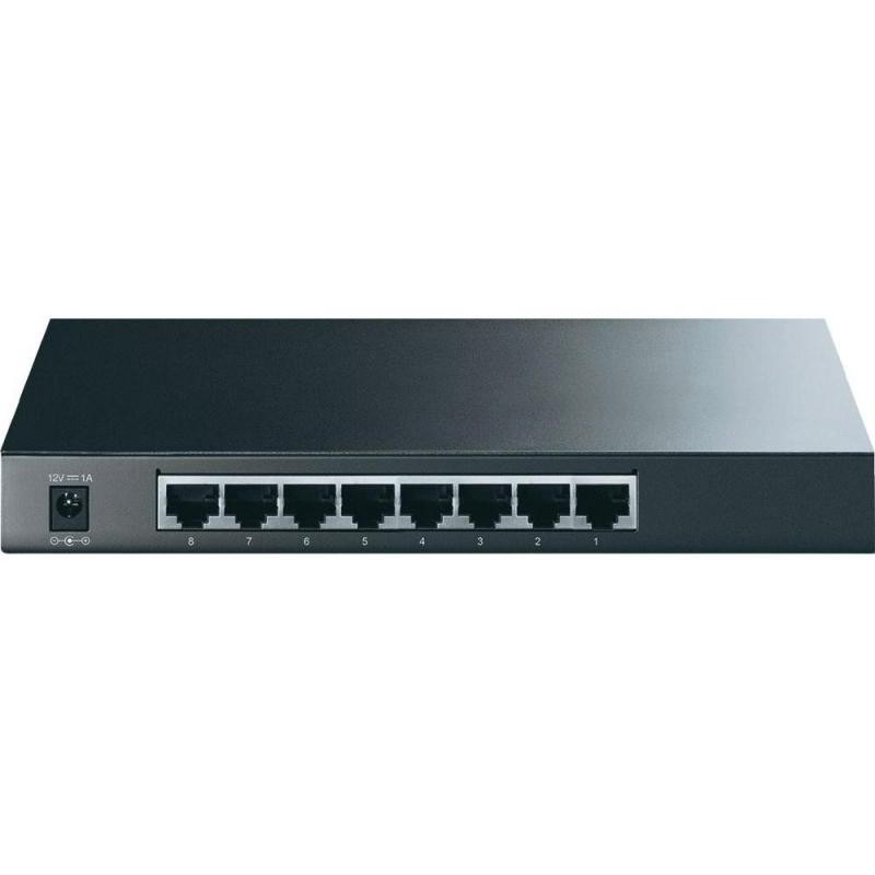 Switch tp-link tl-sg2008 8 porturi gigabit smart rackmount ttag-based vlan stp/rstp/mstp igmp v1/v2/v3 snooping dhcp