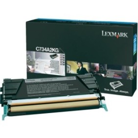 Toner lexmark c734a2kg black 8 k c734dn  c734dtn  c734dw c734n  c736dn  c736dtn  c736n  x734de  x736de