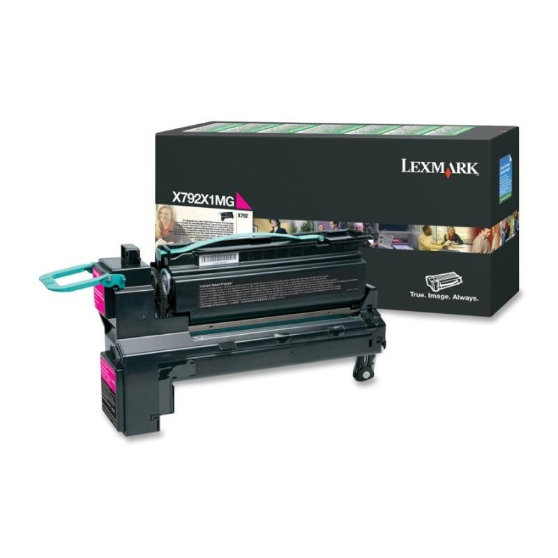 Toner lexmark x792x1mg magenta 20 k x792de  x792de gov s36 hv x792dte  x792dte statoil  x792dtfe