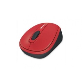 Mouse microsoft mobile 3500 wireless ambidextru bluetrack rosu