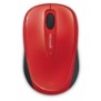 Mouse microsoft mobile 3500 wireless ambidextru bluetrack rosu