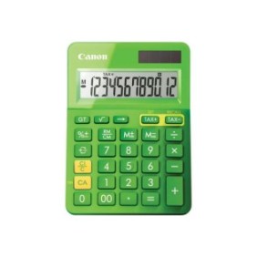 Calculator birou canon ls123kgr verde 12 digiti ribbon display lcd functie business tax si conversie