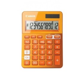 Calculator birou canon ls123kor portocaliu 12 digiti ribbon display lcd functie business tax si conversie