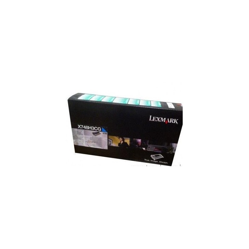 Toner lexmark x748h3cg cyan 10 k x748de  x748de statoil x748de with total 5 years warranty