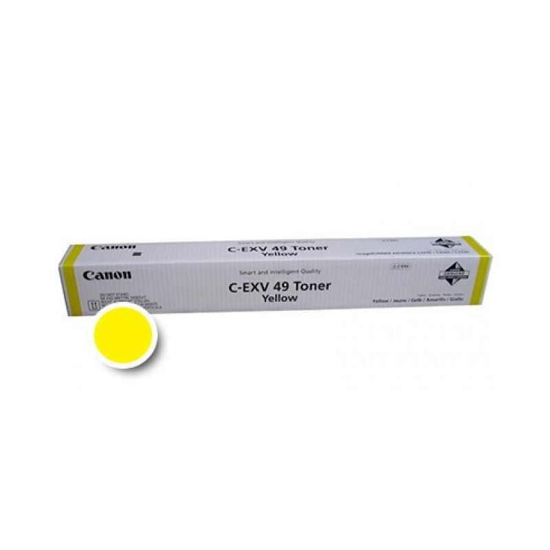 Toner canon exv49y yellow capacitate 19000 pagini pentru ir advance c3300i 3320i 3325i