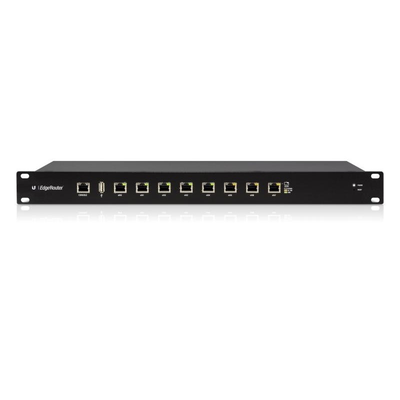 Ubiquiti edgerouter er-8 8x gigabit lan 19 rack 1 million pps