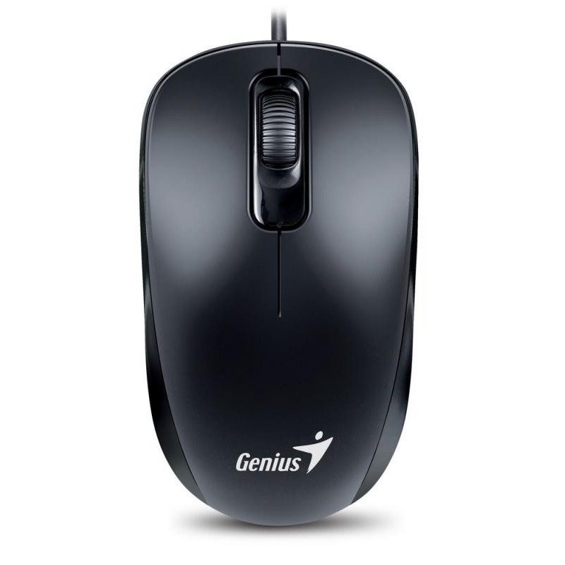 Mouse genius cu fir optic dx110 1200dpi negru plug and play usb