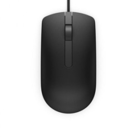 Dell mouse ms116 wired movement detection technology: optical movement resolution: 1000 dpi usb conectivity color:black