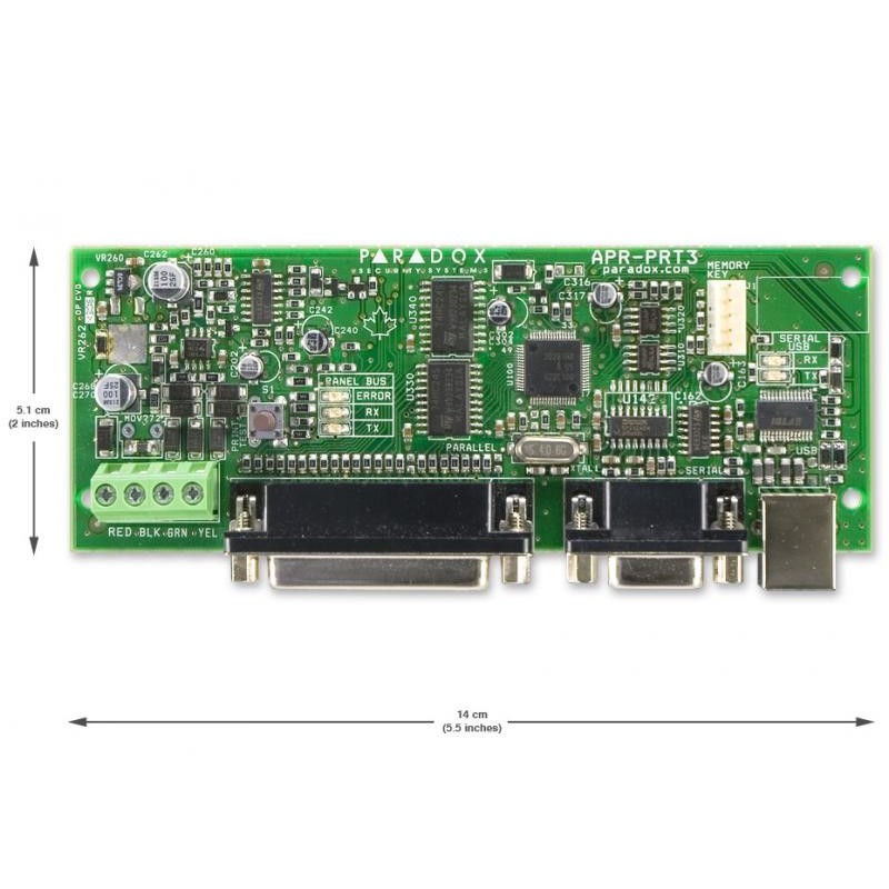 Modul de alimentare in comutatie paradox+cutie tensiune alternativa tensiune auxiliara 12vcc 1 iesire programabila pgm.