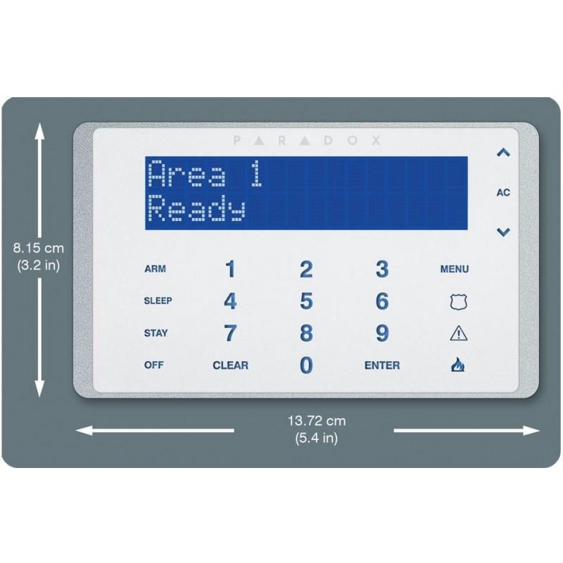 Tastatura lcd monocrom touch sense (taste capacitive) si 32 de caractere compatibilitate: evo design compact