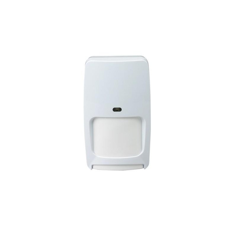 Wireless dual tec® motion sensor 15m x 18m range withwideanglelensinstalled rf range of 2000m unobstructed