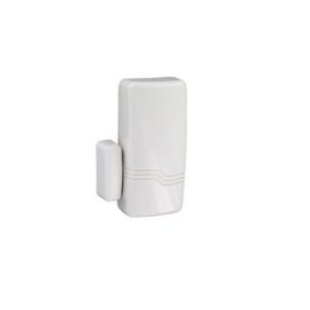 Wireless piezo shock sensor with contact - white