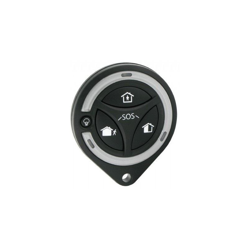 Keyfob 4 buttons 1 led + sos security grade 2