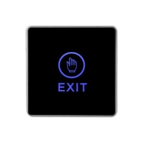 Buton de iesire cu touchscreen aplicabil nd-eb17-1 iesire contact:no/nc icon: hand led stare bi-color: albastru- verde