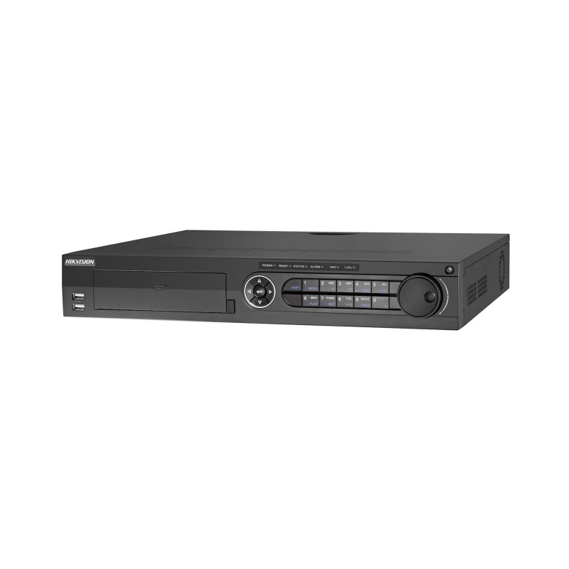 Dvr hikvision turbo hd ds-7316hqhi-k4 4mp h265+h265h264+h264 16- ch video and 4-ch audio input up