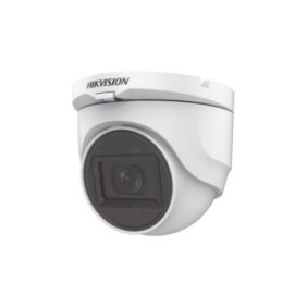 Camera supraveghere hikvision turbo hd dome ds-2ce76d0t-itmfs(2.8mm) 2mp audio over coaxial cable microfon audio incorporat