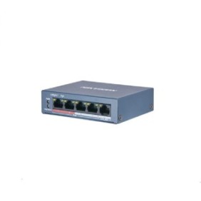 Switch poe 4 porturi hikvision ds-3e0105p-e/m(b) fara management 4x 100mpoe port 1x 100m uplink port