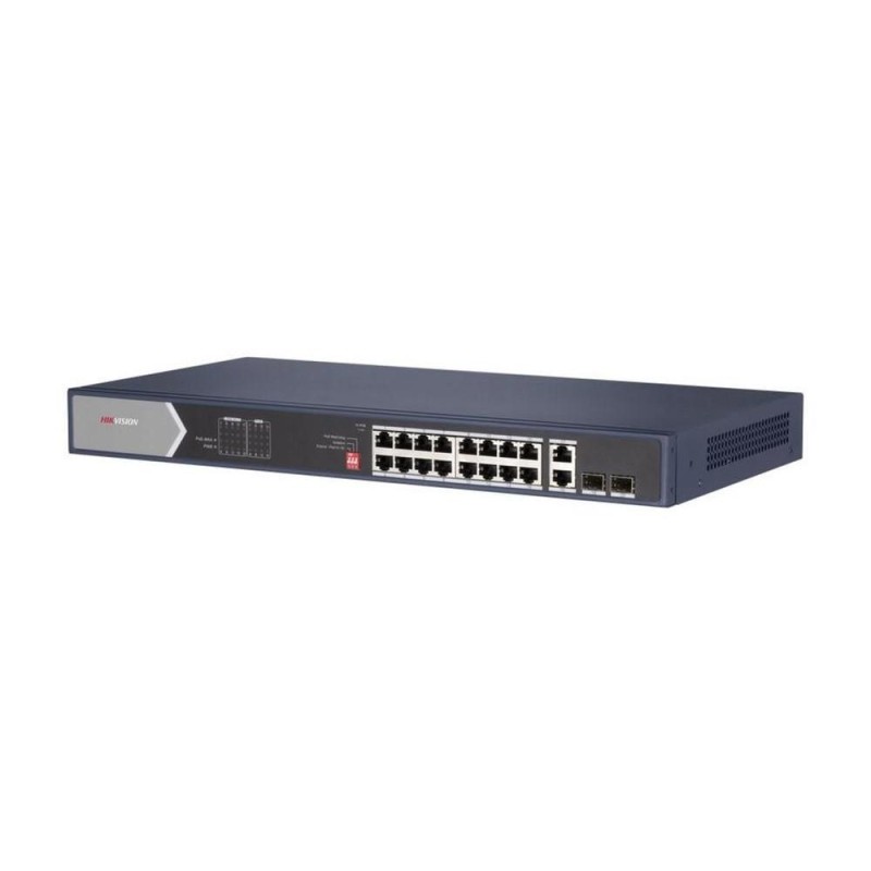 Switch 16 porturi poe gigabit hikvision ds-3e0520hp-e 12 × gigabit poe ports 4 × gigabit