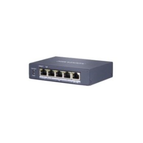 Switch 5 porturi poe gigabit hikvision ds-3e0505hp-e fara management layer 2 3 × gigabit poe