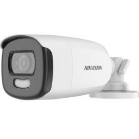 Camera supraveghere hikvision turbo hd ds-2ce12hft-f28(2.8mm) 5mp colorvu - imagini color pe timp de noapte