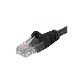 Patchcord utp rj45-rj45 cat.5e 0.25m negruutp-5e-0.25-bk pachcord din cupru