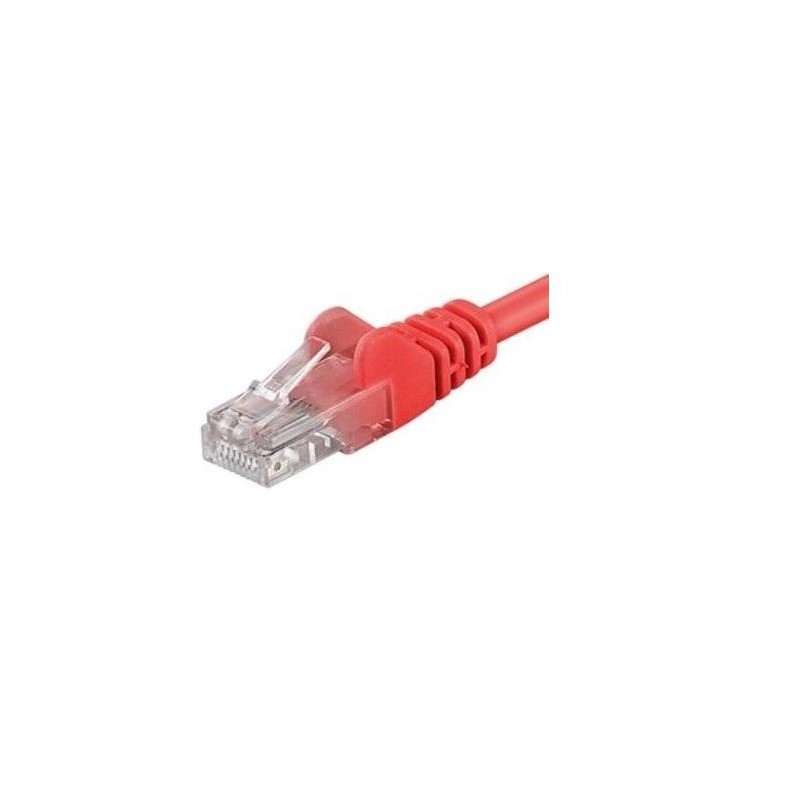 Patchcord utp rj45-rj45 cat.5e 0.25m rosu utp-5e-0.25-r pachcord din cupru