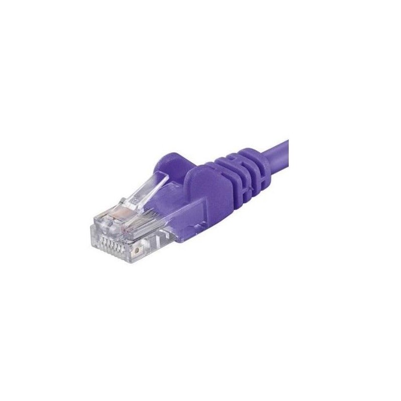 Patchcord utp rj45-rj45 cat.5e 0.25m violet utp-5e-0.25-v pachcord din cupru