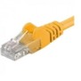 Patchcord utp rj45-rj45 cat.5e 0.25m galben utp-5e-0.25-y pachcord din cupru