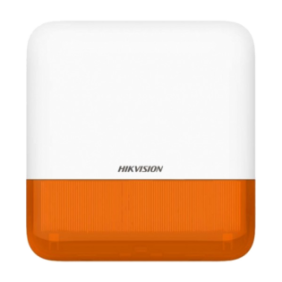 Sirene de exterior wireless axpro hikvision ds-ps1-e-we(orange indicator) frecventa de operare: 868 mhz comunicare bidirectional
