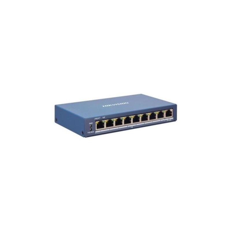 Switch 8 porturi poe hikvision ds-3e1309p-ei l2 smart managed 8 × 100 mbps poe rj45