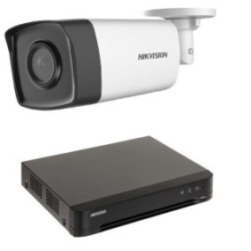 Kit supraveghere video 2mp  hikvision. kitul contine: 2 x camere ds- 2ce17d0t-it3f2c  1 x dvr