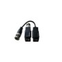 Video balun ds-1h18s/e(c)307400306video balun pasiv  hikvision ds- 1h18s/e(c) set 2 bucati ( o bucata cu