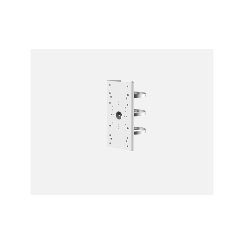 Suport de montaj pe stalp hikvision ds-1275zj-sus black material otel inoxidabil dimensiuni: 127 mm ×