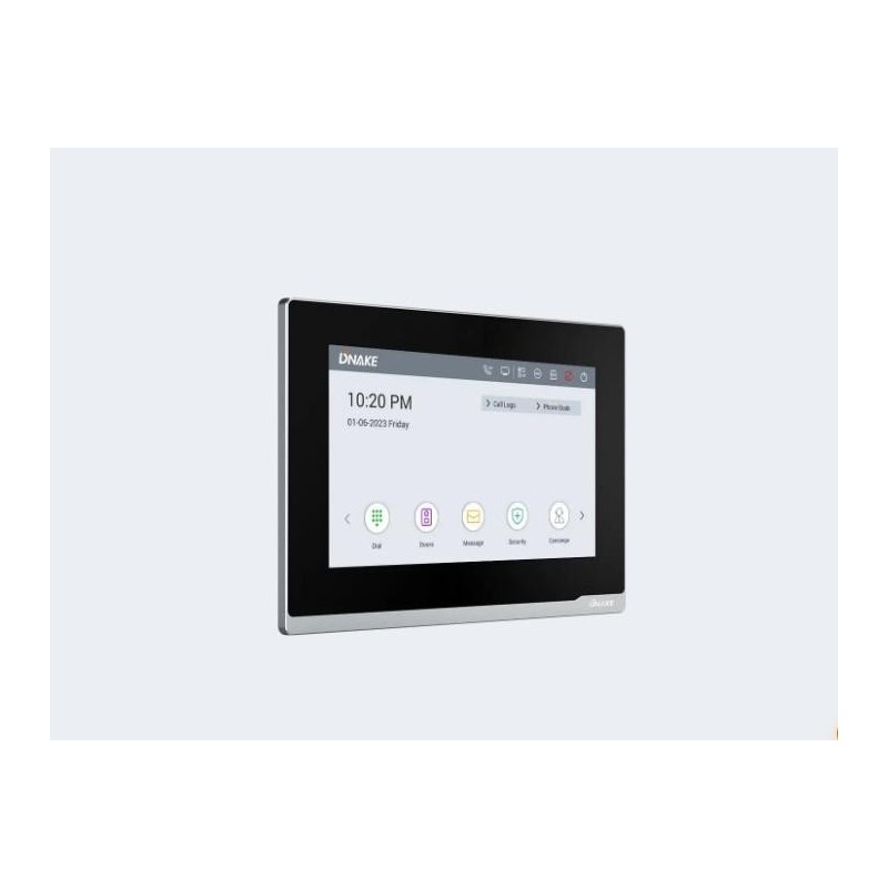 Monitor videointerfon dnake e216 sistem linux  ecran 7-inch tft lcd rezolutie 2mp touch screen alimentare