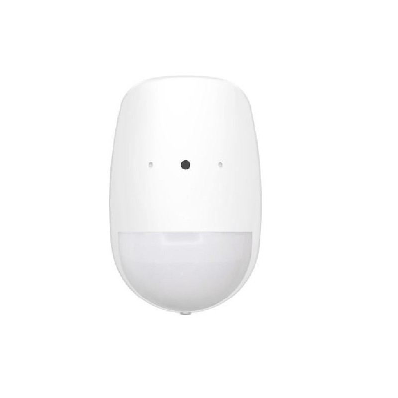 Detector pir wireless  hikvision ds-pdpg12p-eg2-we frecventa de operare: 868mhz tri-x wireless raza dedetectie: 12m unghi