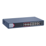 Switch poe hikvision ds-3e1318p-ei/m: 16 × 10/100 mbps poe port1 × gigabit combo1 × gigabit