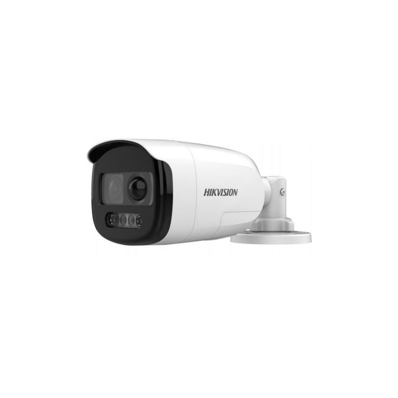 • camera hikvision colorvu bullet ds-2ce12df3t-pirxos  2.8mm  11m pir siren audio fixed senzor de imagine