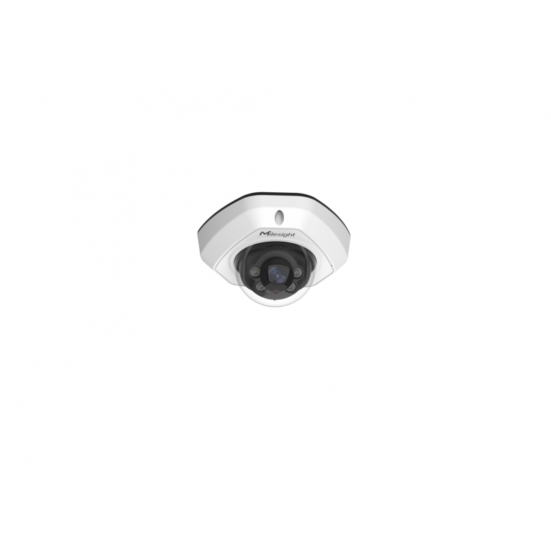 Camera supraveghere milesight ai vandal-proof mini dome ms-c2973-pd (2.8mm) 2mp senzor: 1/2.8 progressive scan cmos