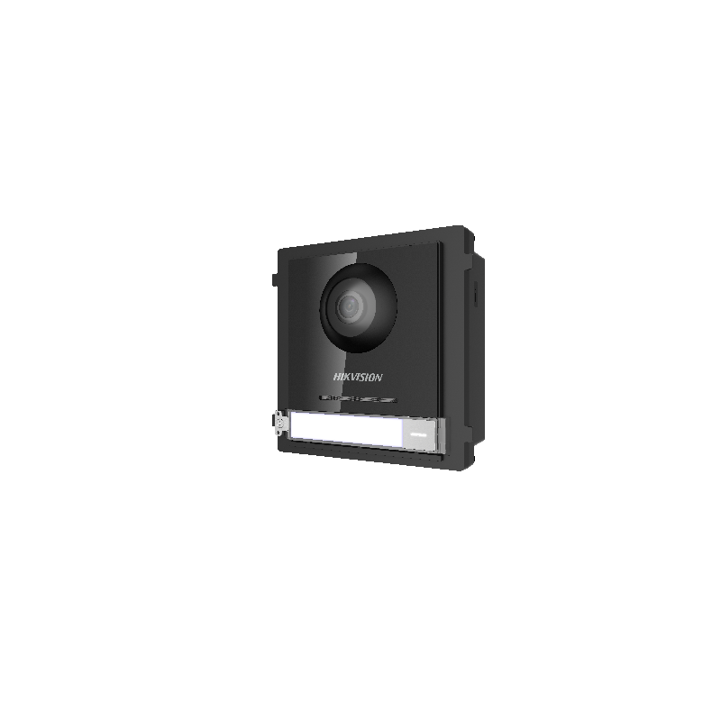 Videointerfon de exterior modular ds-kd8003-ime1(b) 2mp hd camera 1 call physical button 2 lock relays