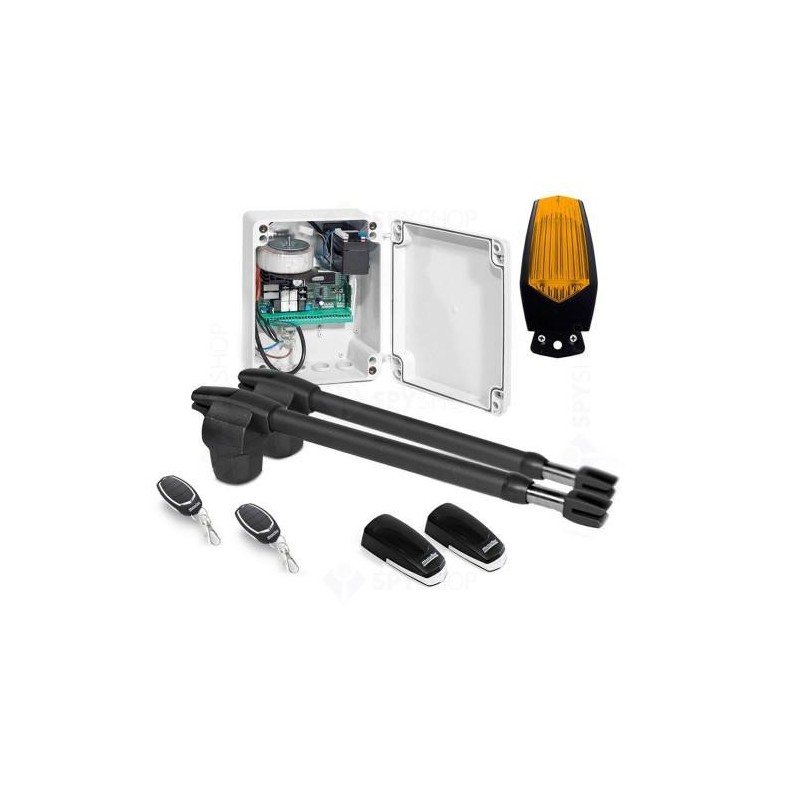 Kit automatizare poarta batanta motorline lince 400 - 24v 250 kg/canat 3 m/canat 60 w(contine