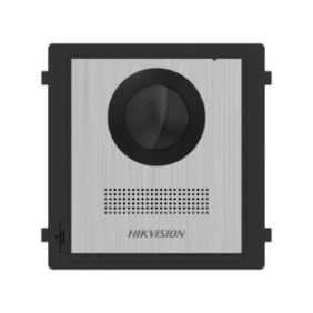 Post videointerfon de exterior pentru blocuri hikvision ds-kd8003-ime1 (b)ns  2mp hd camera fish eye ir