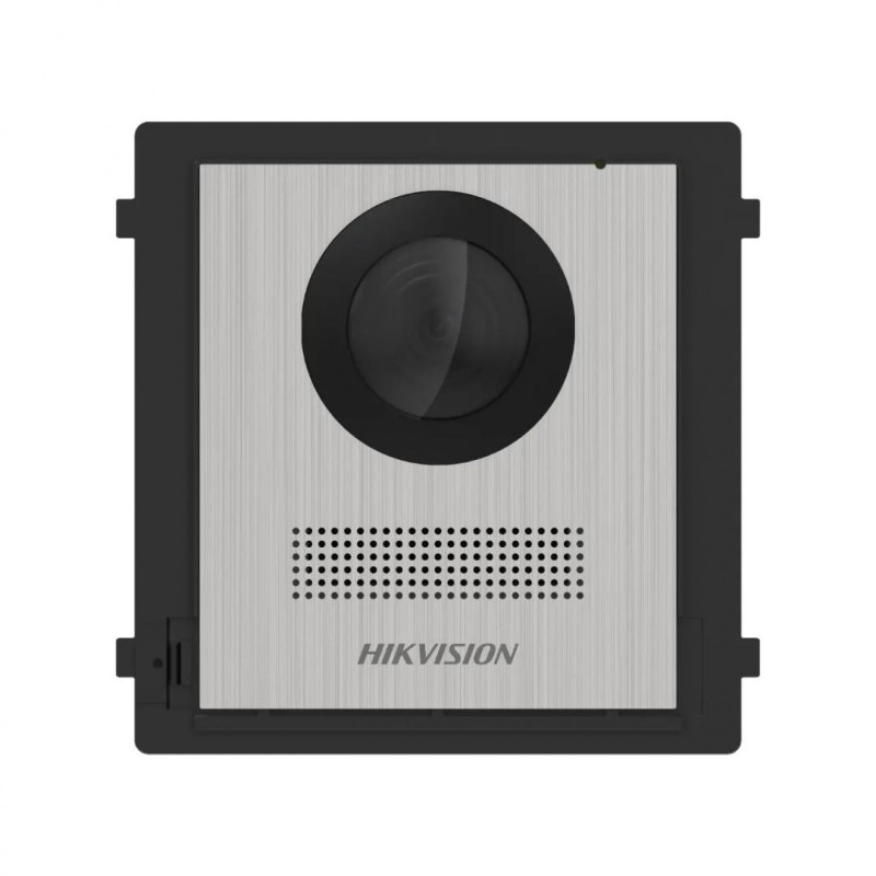 Post videointerfon de exterior pentru blocuri hikvision ds-kd8003-ime1 (b)ns  2mp hd camera fish eye ir